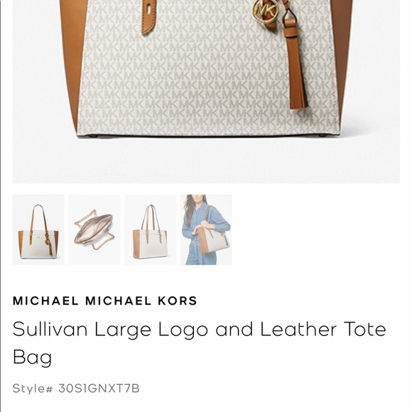 Michael Kors Tote Large Leather Bag - Picture 9 of 9